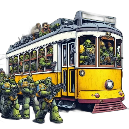 robot, concept art, comic book art, pixel art transparent PNG cut-out