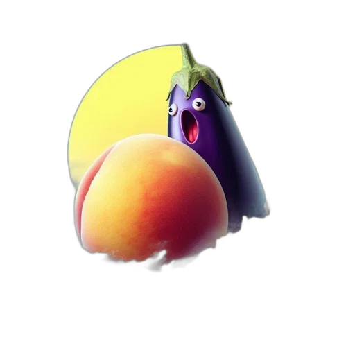 creature, animal, hat, food transparent PNG cut-out
