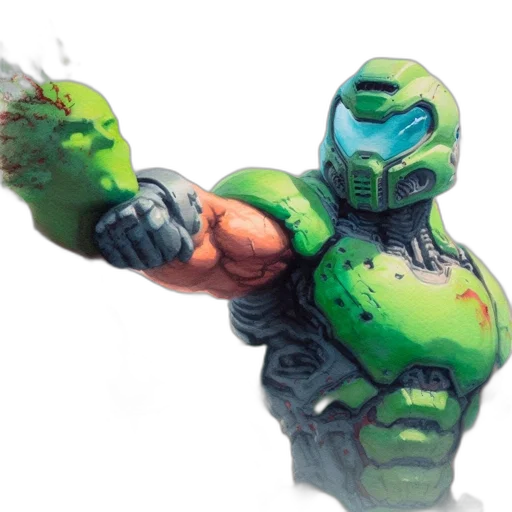 robot, weapon, concept art, comic book art transparent PNG cut-out