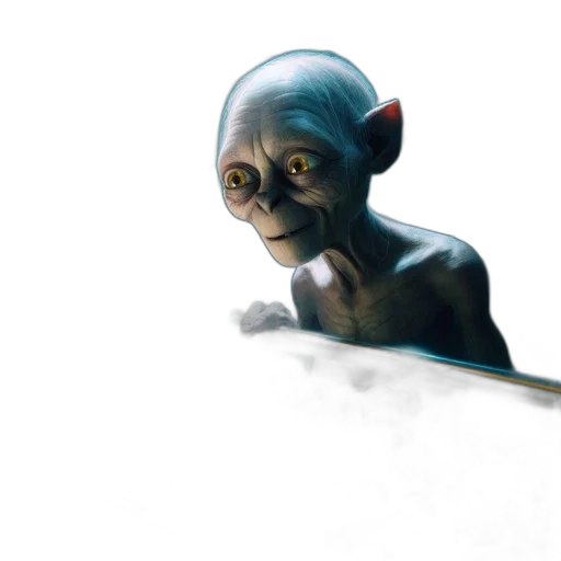 staff, creature, sword, face transparent PNG cut-out