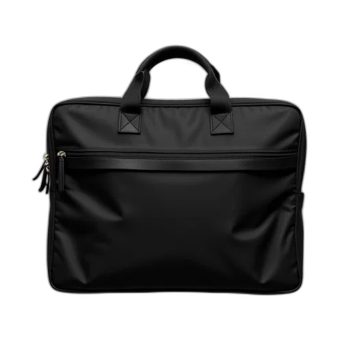 3d render, black, tablet, bag transparent PNG cut-out