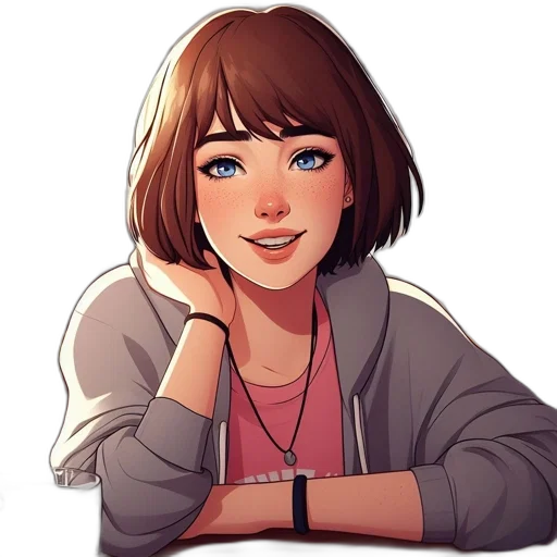 face, jewelry, staff, jacket transparent PNG cut-out