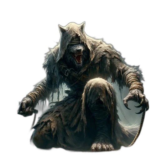 creature, animal, staff, mask transparent PNG cut-out