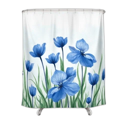 dress, blue, floral, pattern transparent PNG cut-out