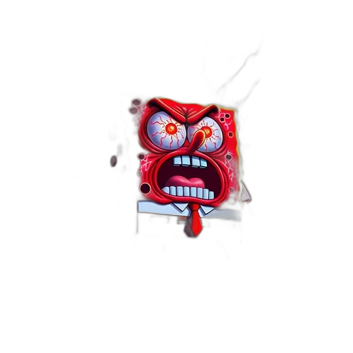 robot, creature, staff, face transparent PNG cut-out
