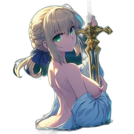 sword, staff, weapon, crown transparent PNG cut-out