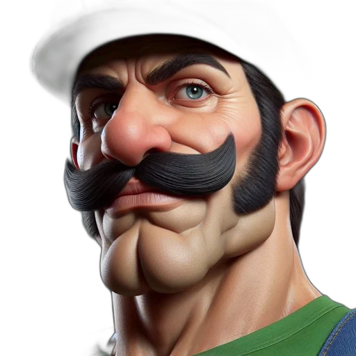 face, hat, mask, staff transparent PNG cut-out
