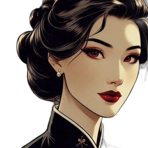 face, crown, staff, comic book art transparent PNG cut-out