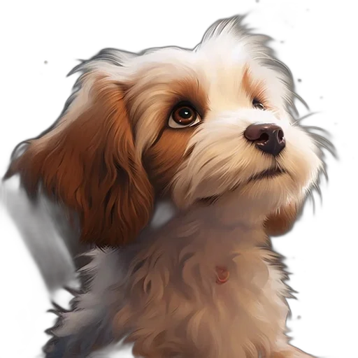 animal, staff, face, photorealistic transparent PNG cut-out