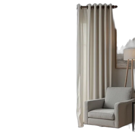furniture, 3d render, photorealistic, earth tones transparent PNG cut-out