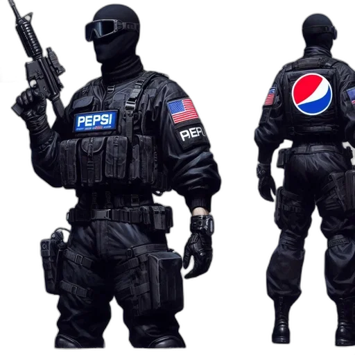 weapon, jacket, concept art, cyberpunk transparent PNG cut-out