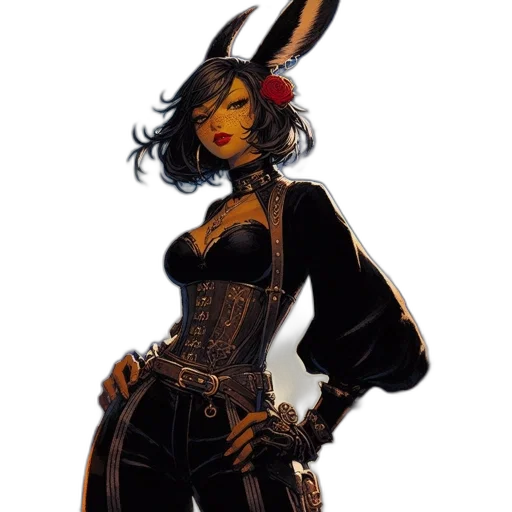 dress, comic book art, concept art, fantasy art transparent PNG cut-out