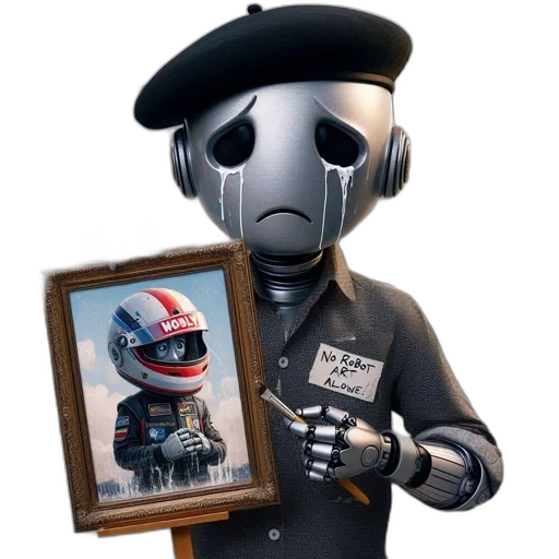 robot, mask, face, weapon transparent PNG cut-out