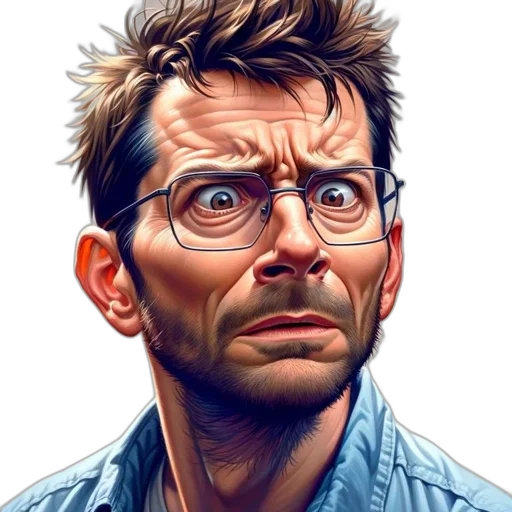 face, jacket, animal, staff transparent PNG cut-out