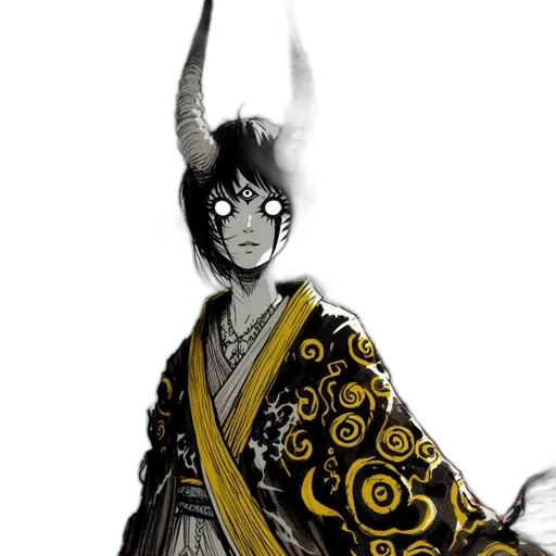 mask, staff, dragon, concept art transparent PNG cut-out