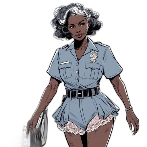dress, comic book art, concept art, cartoon transparent PNG cut-out