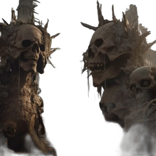 mask, creature, face, crown transparent PNG cut-out