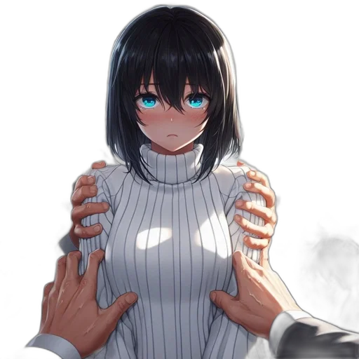 dress, robot, jacket, face transparent PNG cut-out