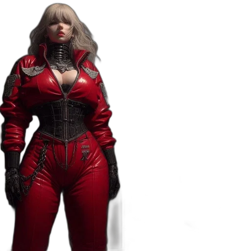 concept art, cyberpunk, two, women transparent PNG cut-out