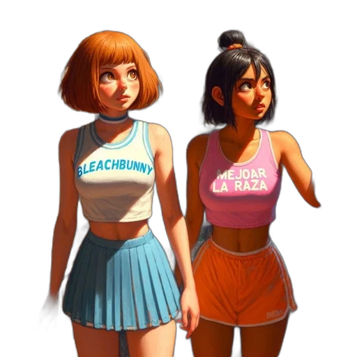 dress, concept art, comic book art, 3d render transparent PNG cut-out