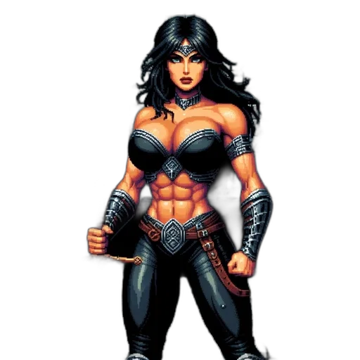 comic book art, concept art, fantasy art, pixel art transparent PNG cut-out