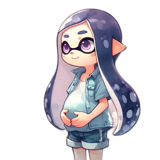 dress, staff, creature, jacket transparent PNG cut-out