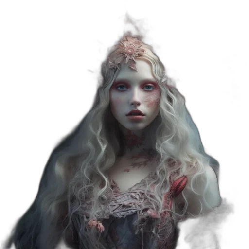 face, crown, dress, mask transparent PNG cut-out