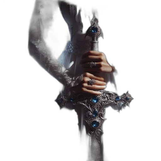 sword, weapon, staff, dragon transparent PNG cut-out