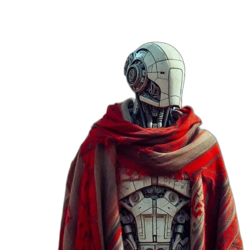 jacket, robot, mask, face transparent PNG cut-out