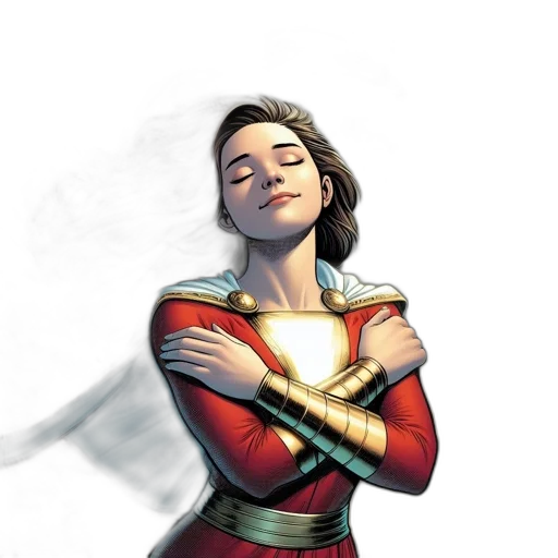 comic book art, concept art, fantasy art, watercolor transparent PNG cut-out