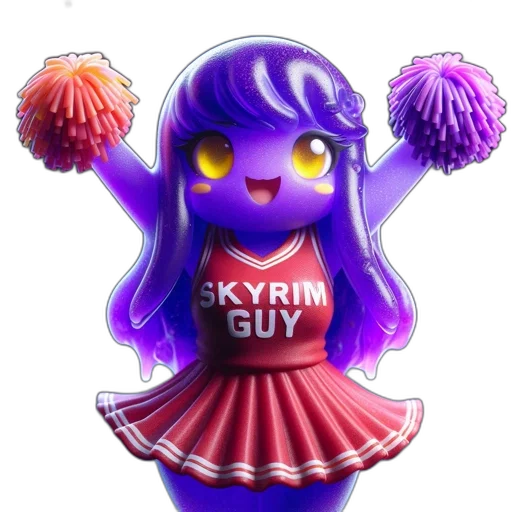creature, food, 3d render, pixel art transparent PNG cut-out