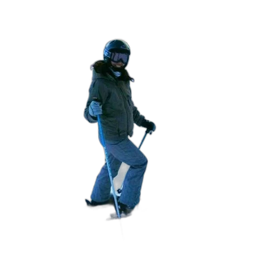 jacket, staff, robot, 3d render transparent PNG cut-out