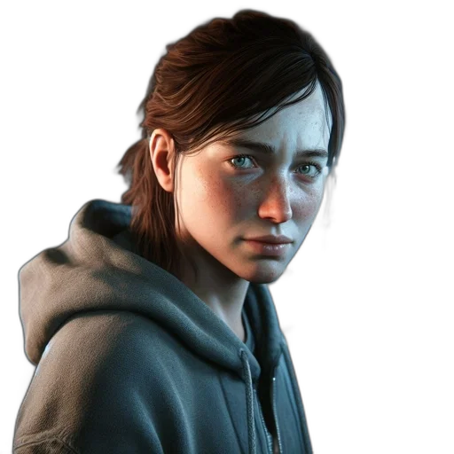 jacket, face, concept art, photorealistic transparent PNG cut-out
