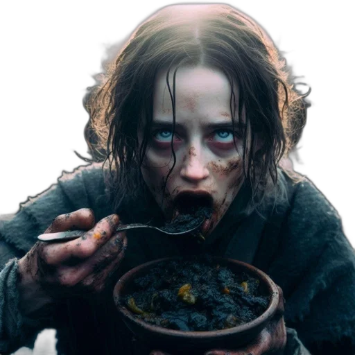 food, face, creature, concept art transparent PNG cut-out