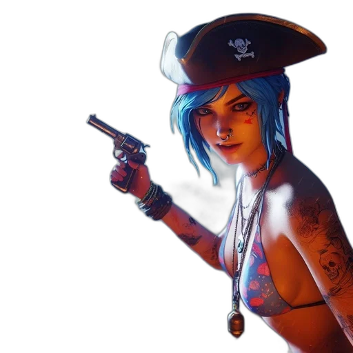 weapon, hat, staff, cyberpunk transparent PNG cut-out