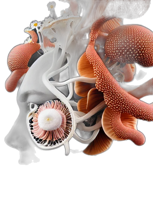 3d render, photorealistic, beautiful, porcelain transparent PNG cut-out