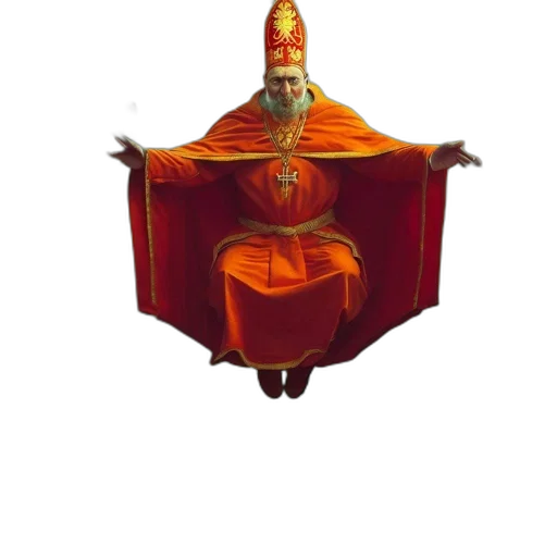 crown, staff, mask, hat transparent PNG cut-out