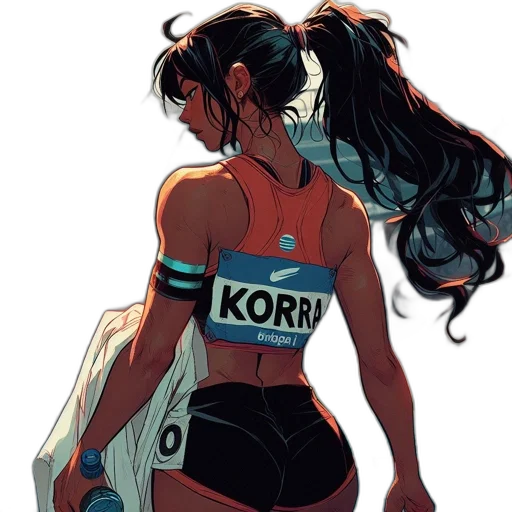 dress, jacket, comic book art, concept art transparent PNG cut-out