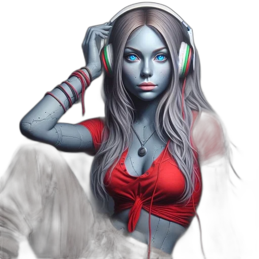 mask, fantasy art, concept art, photorealistic transparent PNG cut-out