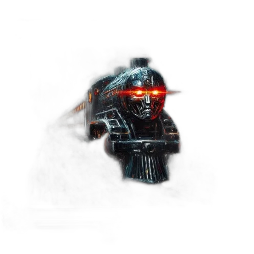 robot, weapon, mask, face transparent PNG cut-out