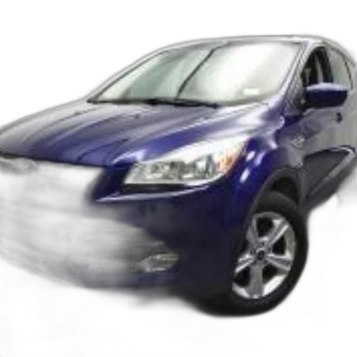 car, photorealistic, blue, ford transparent PNG cut-out