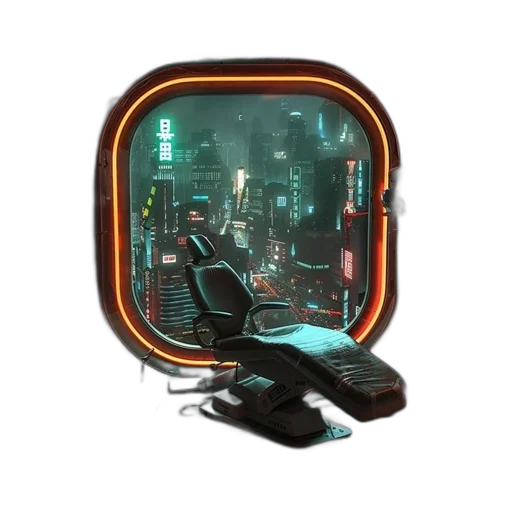 robot, weapon, car, cyberpunk transparent PNG cut-out
