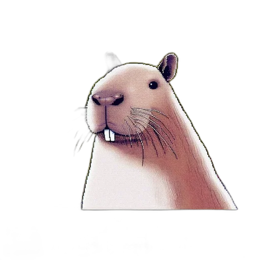 animal, creature, hat, face transparent PNG cut-out