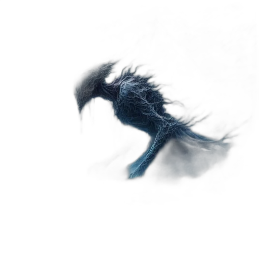 dragon, creature, animal, hair transparent PNG cut-out