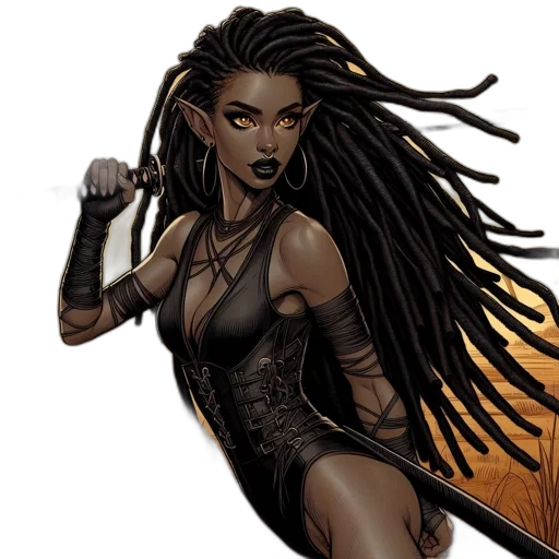 comic book art, concept art, fantasy art, cartoon transparent PNG cut-out