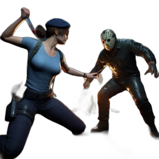 mask, concept art, 3d render, comic book art transparent PNG cut-out