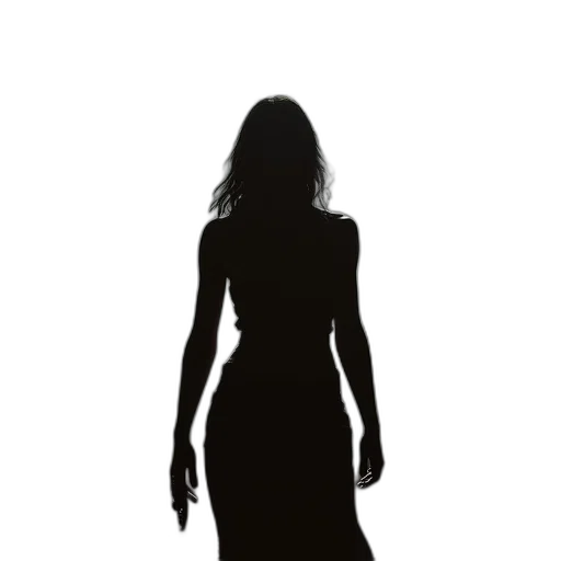 dress, staff, hair, face transparent PNG cut-out
