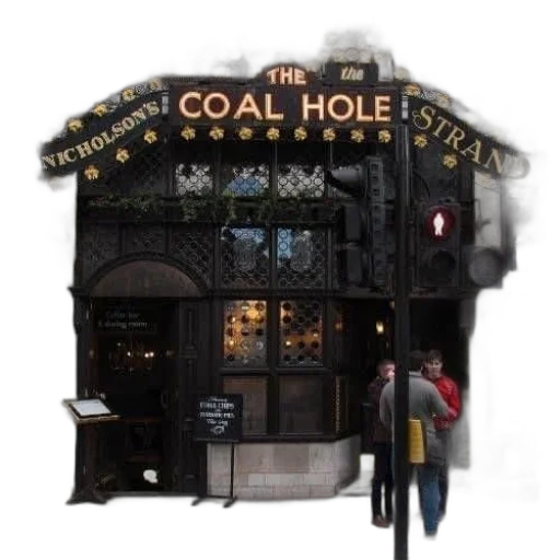 building, coal, hole, pub transparent PNG cut-out