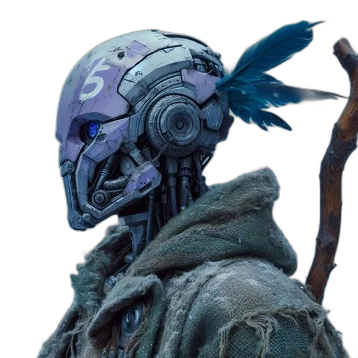 mask, robot, creature, face transparent PNG cut-out