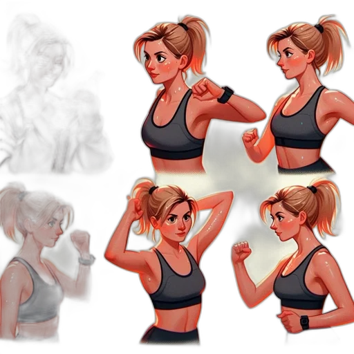 concept art, 3d render, comic book art, pixel art transparent PNG cut-out